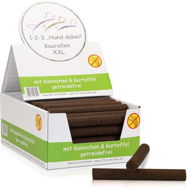 Kaurollen XXL Kaninchen+Kartoffel getreidefrei